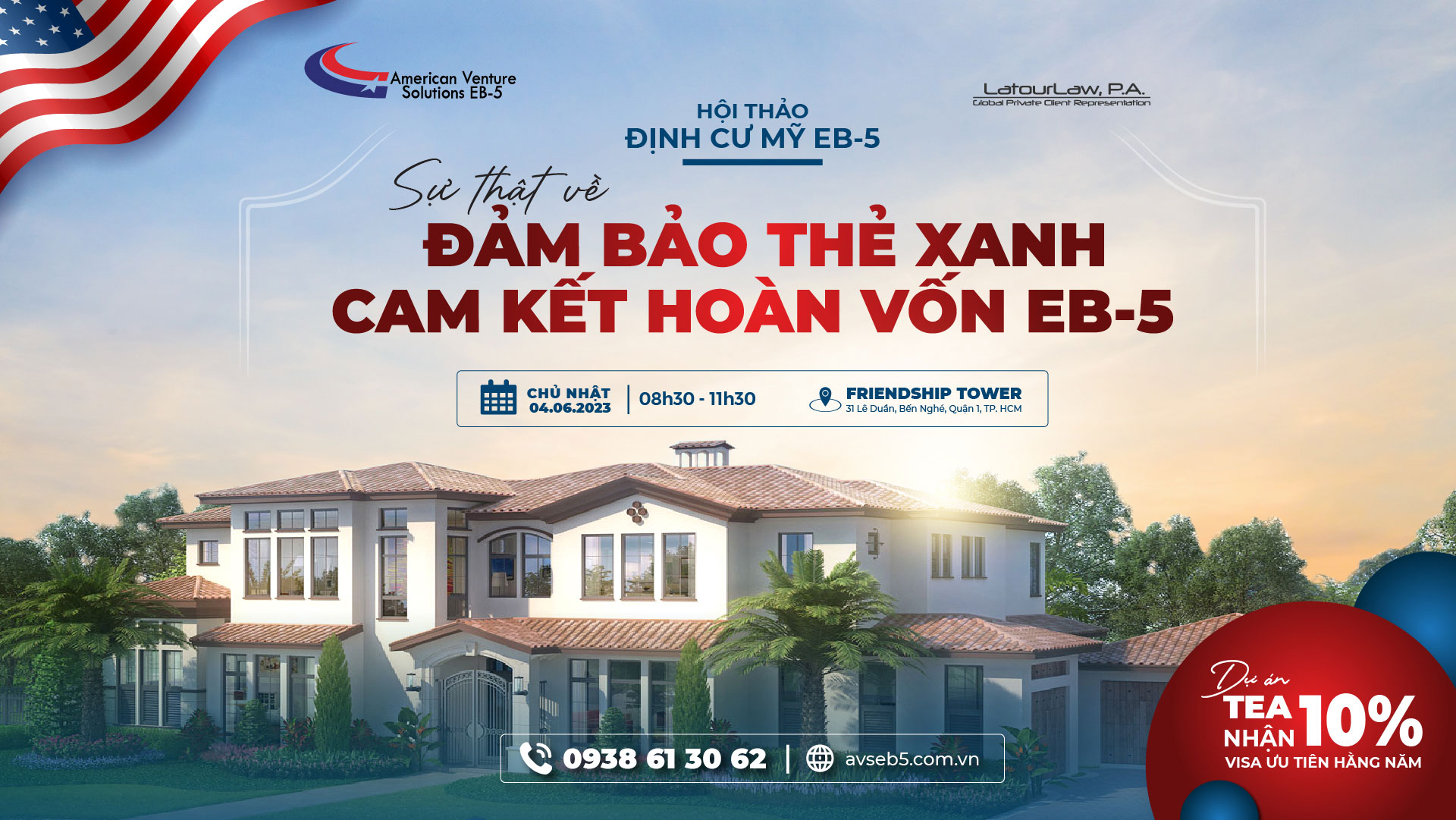 DỰ ÁN EB5 RIVER OAK - DỰ ÁN ĐẦU TƯ EB-5 CHUẨN TEA TẠI FLORIDA