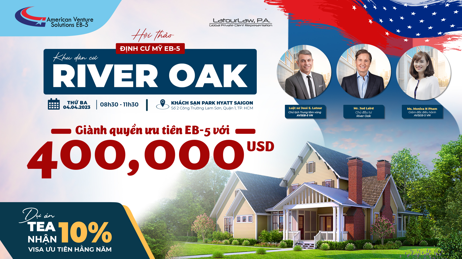 DỰ ÁN EB5 RIVER OAK - DỰ ÁN ĐẦU TƯ EB-5 CHUẨN TEA TẠI FLORIDA