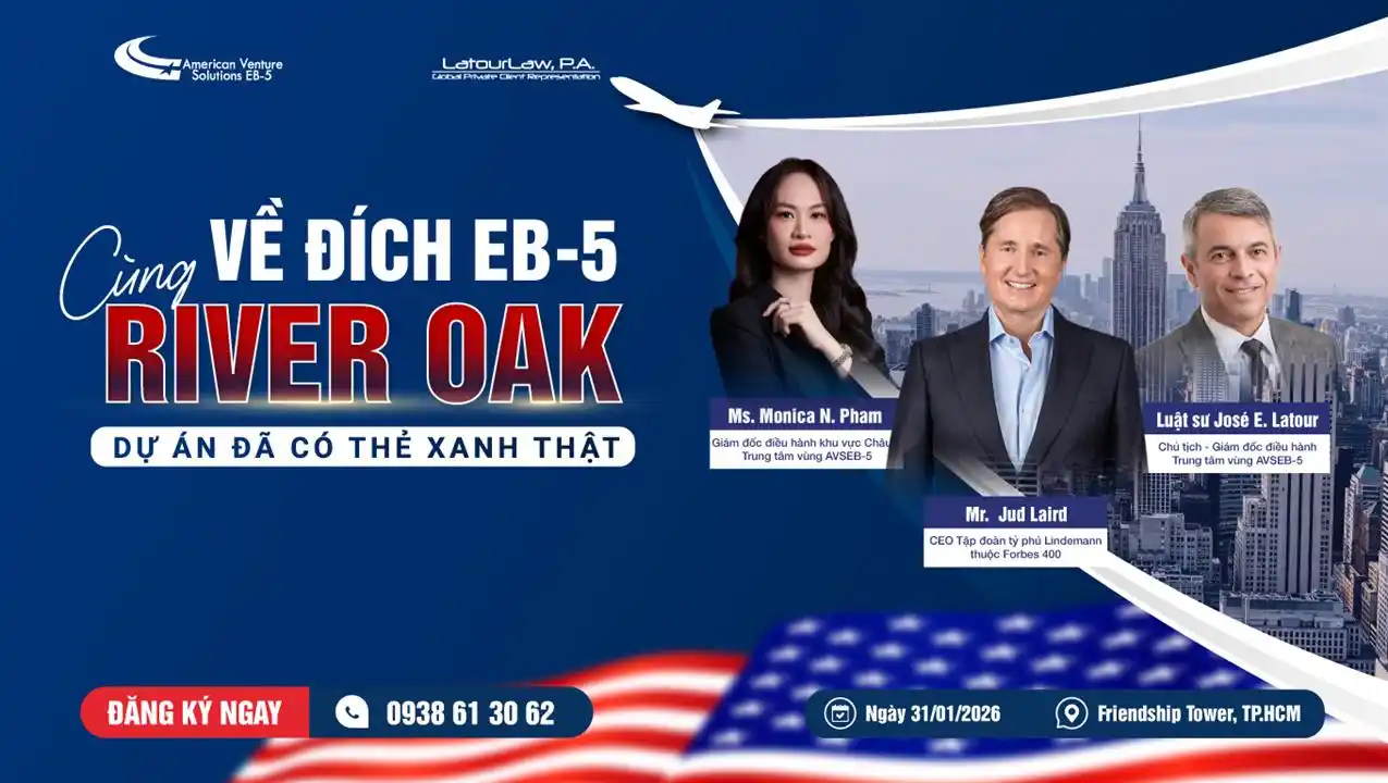 VỀ ĐÍCH EB-5 CÙNG RIVER OAK