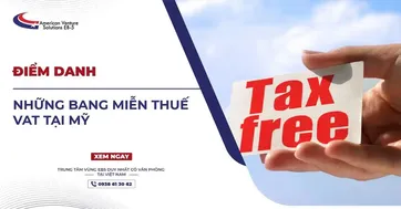 ĐIỂM DANH NHỮNG BANG MIỄN THUẾ VAT TẠI MỸ