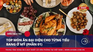 TOP MÓN ĂN ĐẠI DIỆN CHO TỪNG TIỂU BANG Ở MỸ (PHẦN 01)