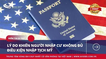 LÝ DO KHIẾN NGƯỜI NHẬP CƯ KHÔNG ĐỦ ĐIỀU KIỆN NHẬP TỊCH MỸ?