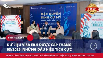DỮ LIỆU VISA EB-5 ĐƯỢC CẤP THÁNG 03/2025: NHỮNG DẤU HIỆU TÍCH CỰC