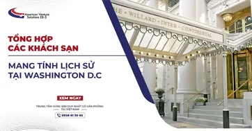 TỔNG HỢP KHÁCH SẠN MANG TÍNH LỊCH SỬ TẠI WASHINGTON D.C