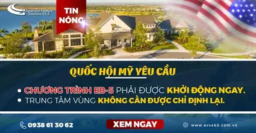 QUỐC HỘI YÊU CẦU USCIS CÔNG NHẬN TÍNH HỢP PHÁP CỦA TRUNG TÂM VÙNG EB-5