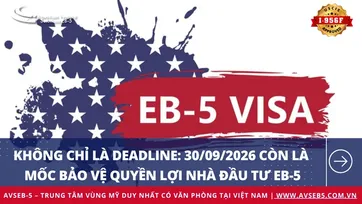 KHÔNG CHỈ LÀ DEADLINE: 30/09/2026 CÒN LÀ MỐC BẢO VỆ QUYỀN LỢI NHÀ ĐẦU TƯ EB-5