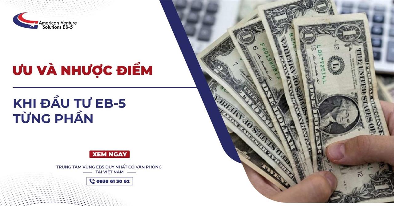 ƯU VÀ NHƯỢC ĐIỂM KHI ĐẦU TƯ EB-5 TỪNG PHẦN