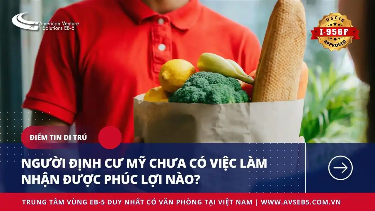 NGƯỜI ĐỊNH CƯ MỸ CHƯA CÓ VIỆC LÀM NHẬN ĐƯỢC PHÚC LỢI NÀO?