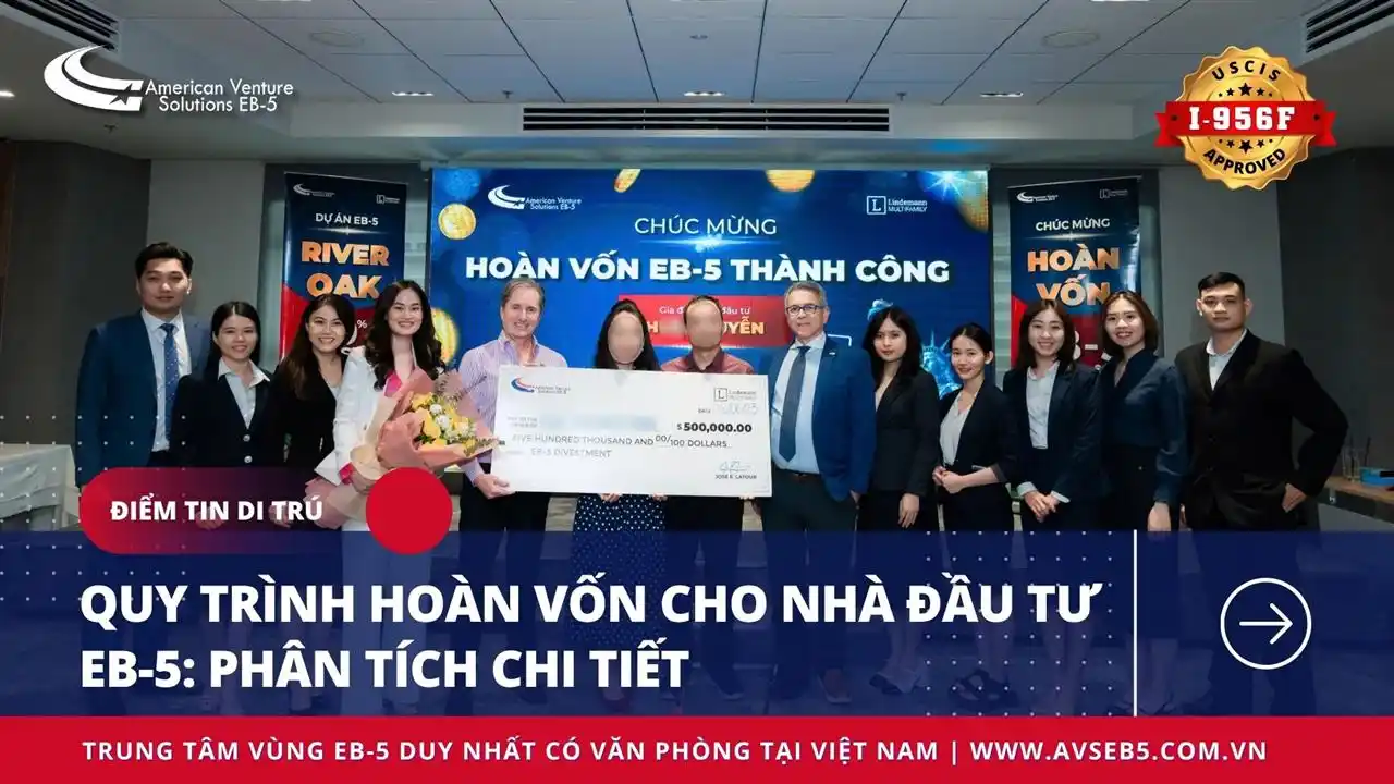 QUY TRÌNH HOÀN VỐN CHO NHÀ ĐẦU TƯ EB-5: PHÂN TÍCH CHI TIẾT