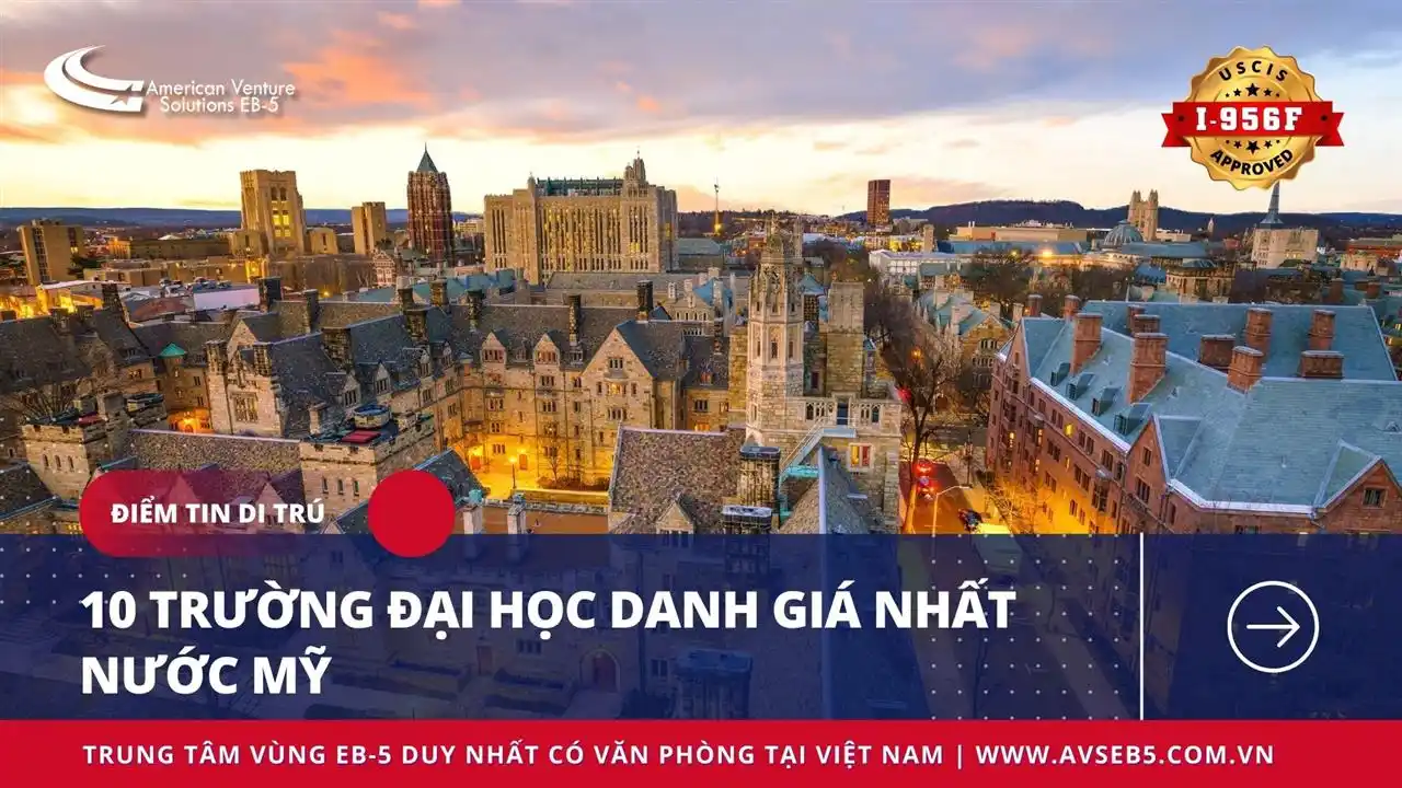 10 TRƯỜNG ĐẠI HỌC DANH GIÁ NHẤT NƯỚC MỸ