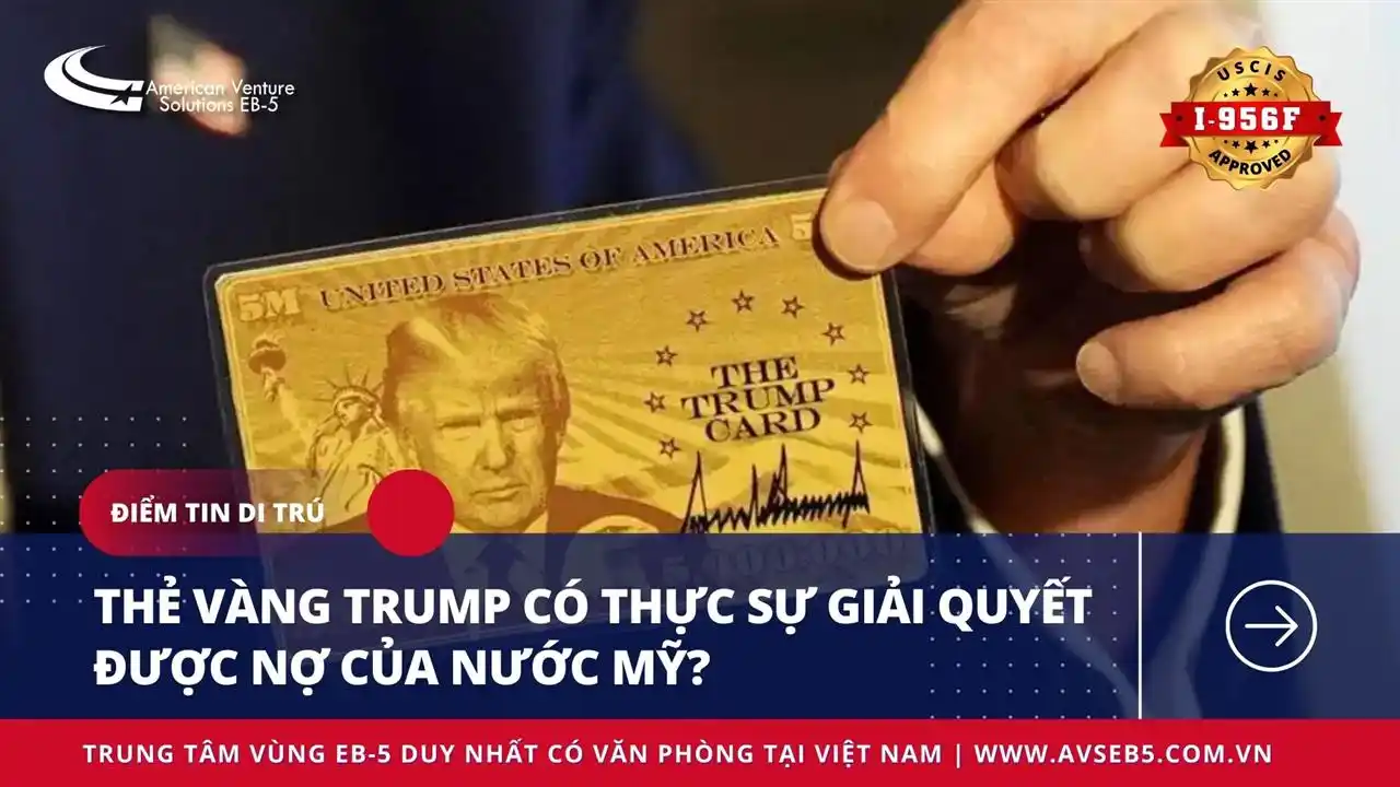 THẺ VÀNG TRUMP CÓ THỰC SỰ GIẢI QUYẾT ĐƯỢC NỢ CỦA NƯỚC MỸ?