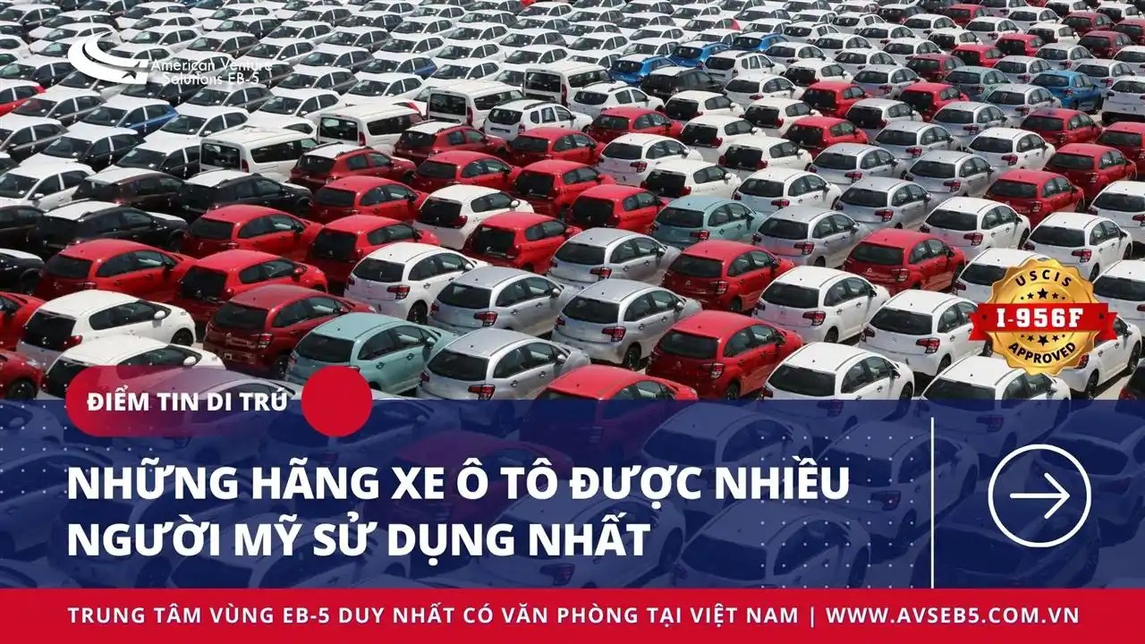 NHỮNG HÃNG XE Ô TÔ ĐƯỢC NHIỀU NGƯỜI MỸ SỬ DỤNG NHẤT